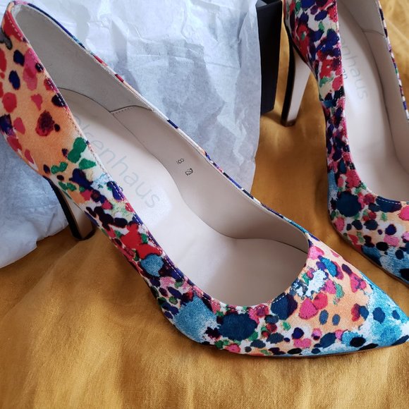 Olsenhaus Vegan Hustle Heels - Confetti print - Picture 3 of 3